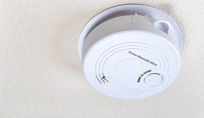 Carbon monoxide detection service