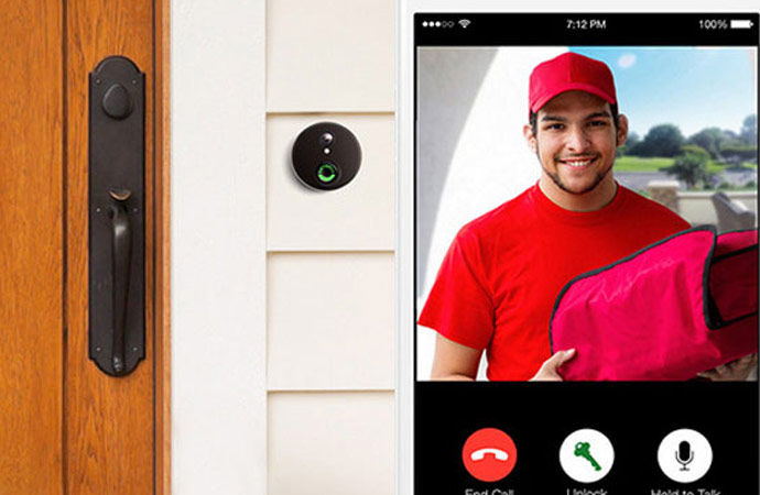 Smart doorbell with motion sensor