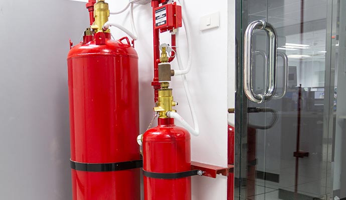 Fire suppression system installation